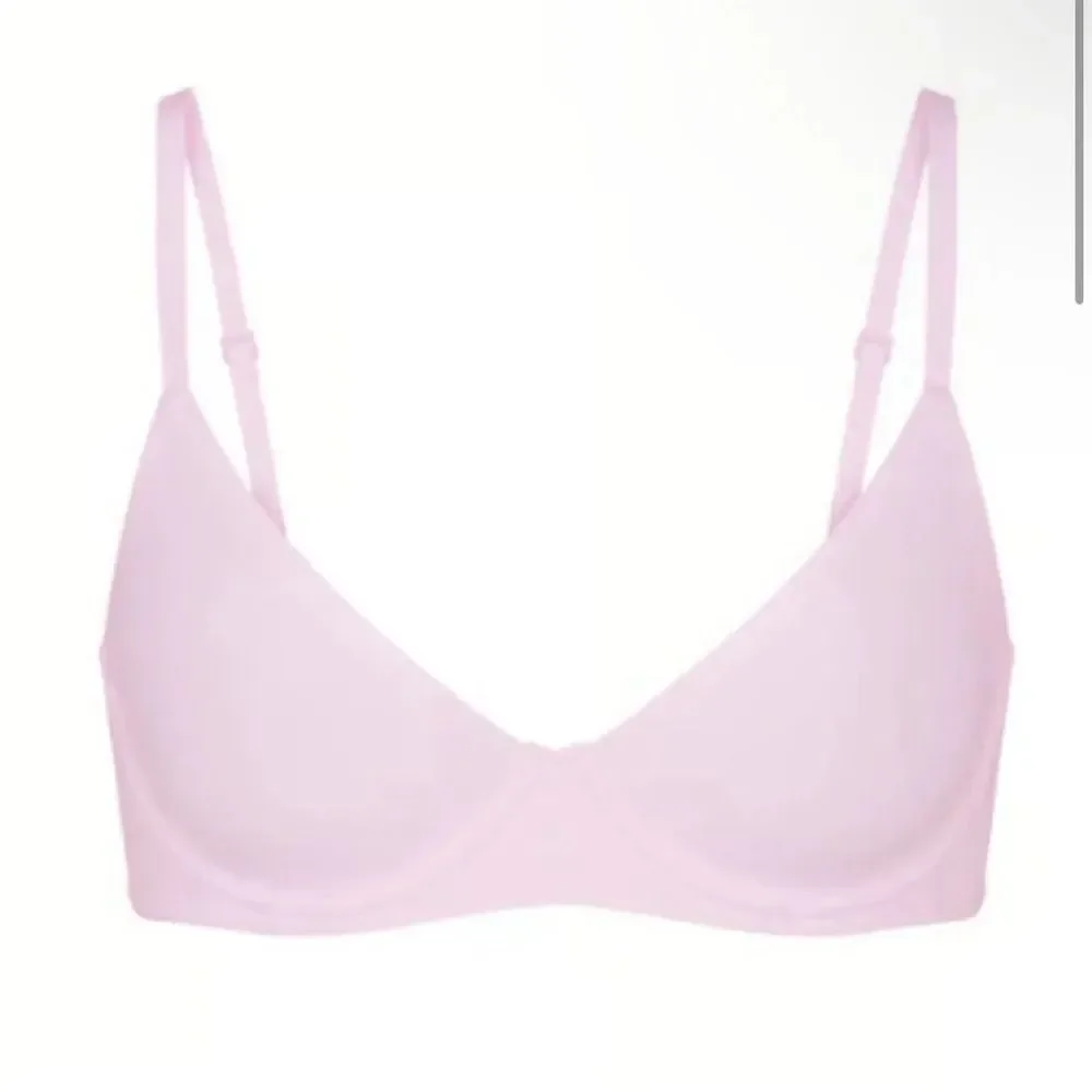 SKIMS NWT Fits Everybody Unlined Demi Bra In Cherry Blossom Light Pink Bra
